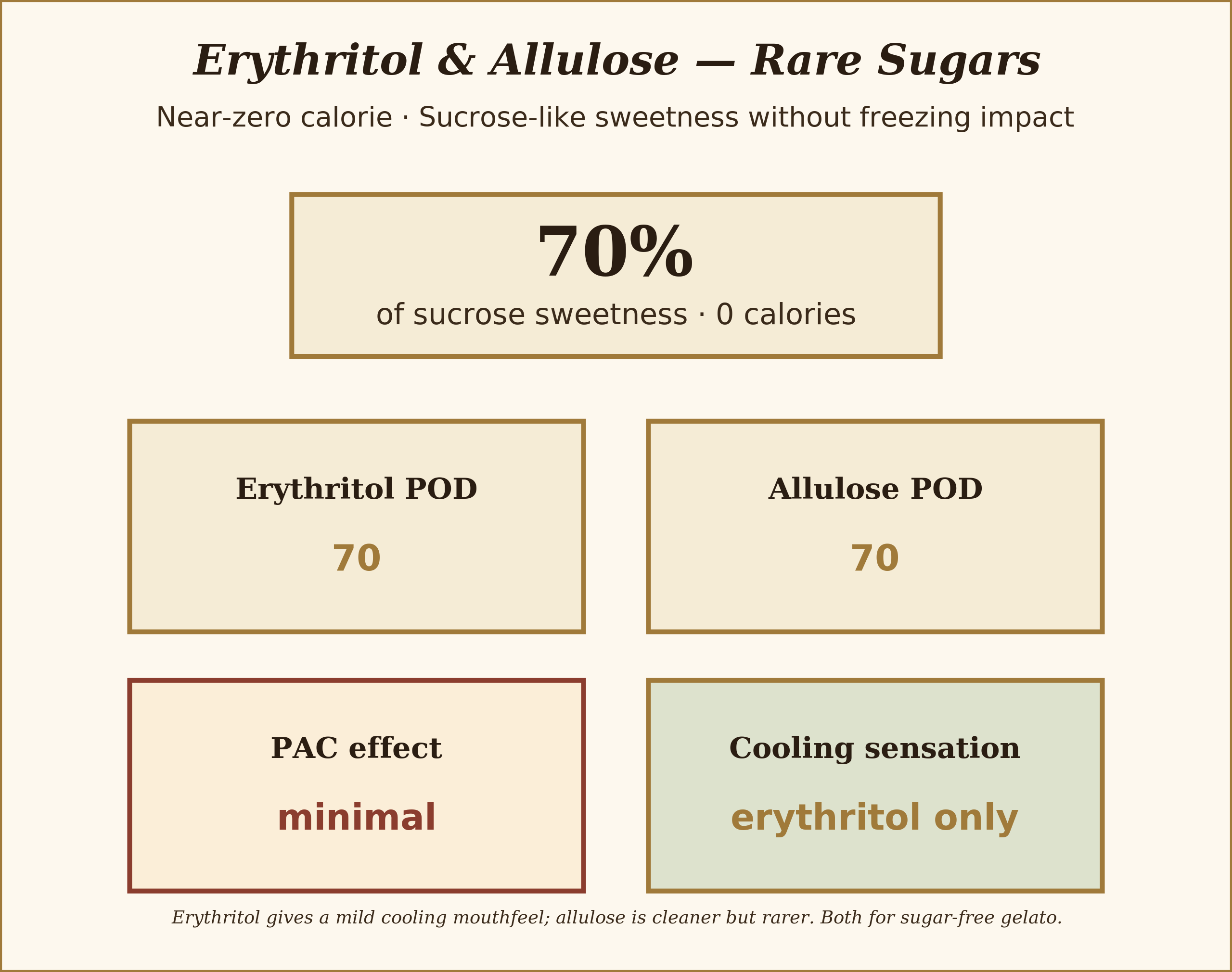Erythritol vs Allulose trade-offs