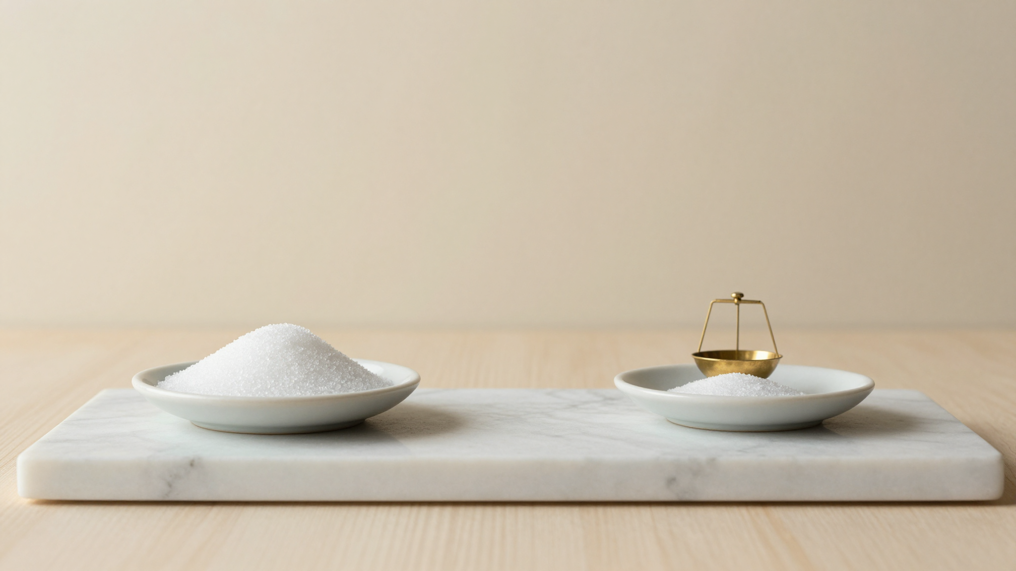 Side-by-side comparison of erythritol and allulose properties for sugar-free gelato