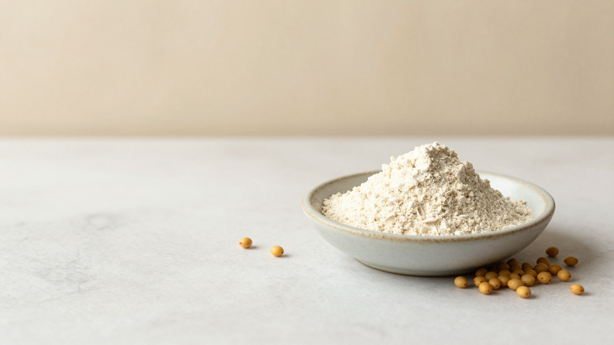 Guar gum powder for gelato stabilization