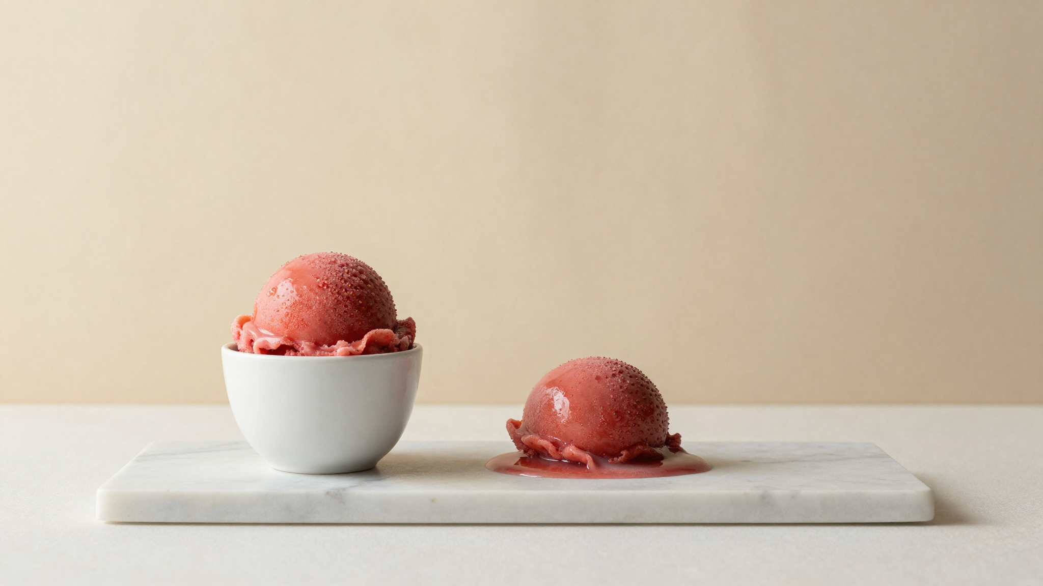 Quality-control check — same recipe, balanced left vs unbalanced right