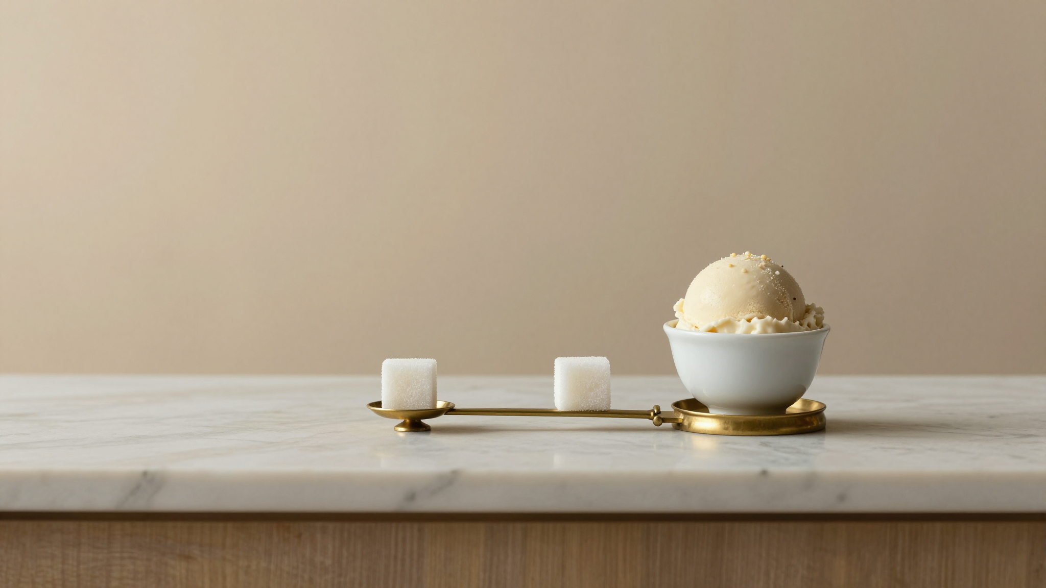 Chart comparing POD and PAC values for common gelato sugars