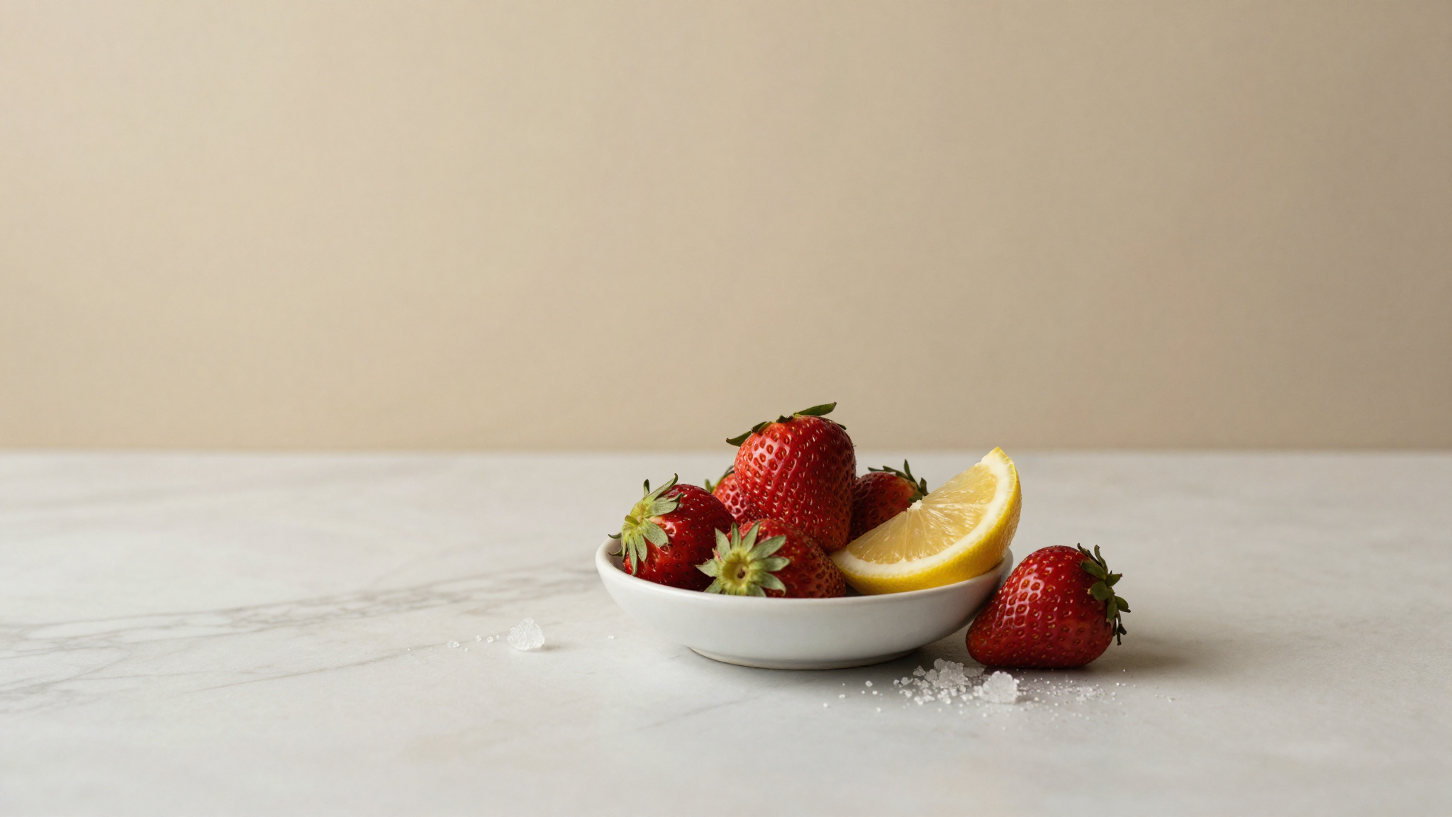 lead illustration for Sorbetto alla Fragola — Italian Strawberry Sorbet Recipe