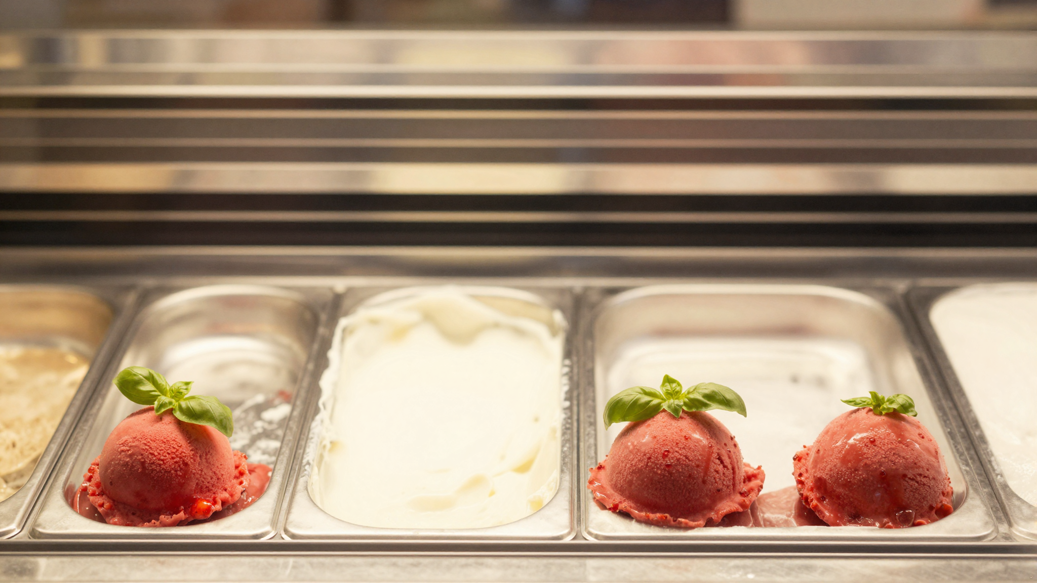 closing illustration for Sorbetto alla Fragola — Italian Strawberry Sorbet Recipe
