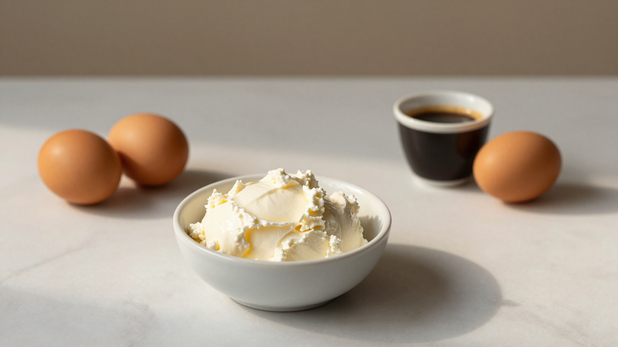 lead illustration for Tiramisu Gelato — Mascarpone + Espresso + Cocoa Layered