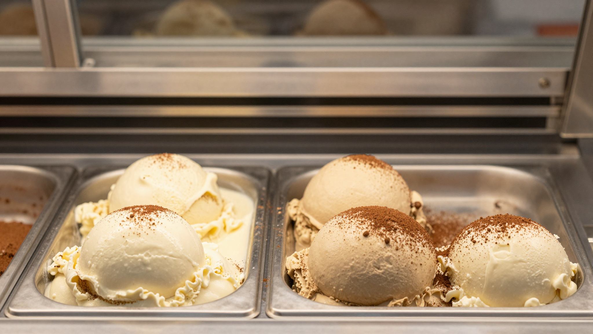 closing illustration for Tiramisu Gelato — Mascarpone + Espresso + Cocoa Layered
