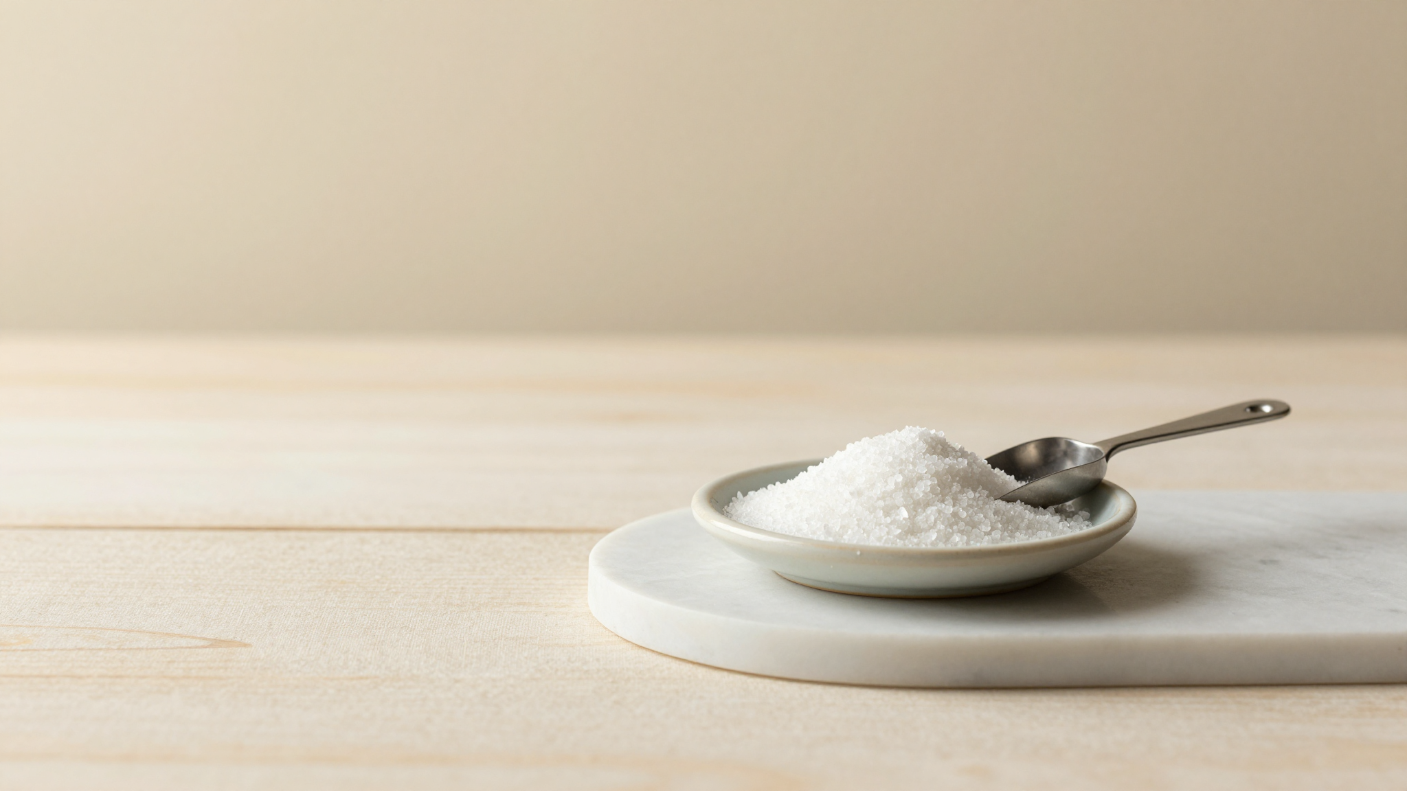 Side-by-side comparison of trehalose (POD 45) vs sucrose (POD 100) sweetness — both PAC 100